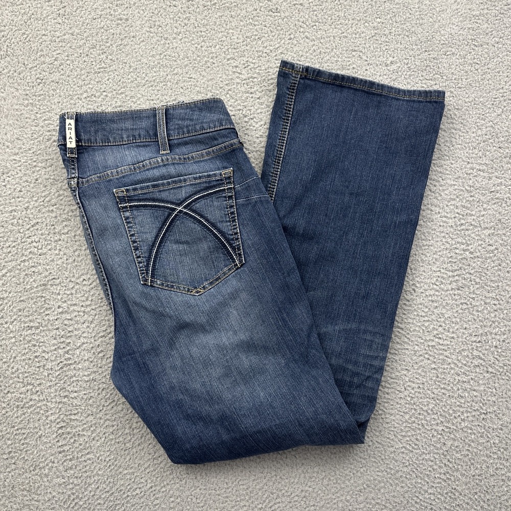 Ariat R.E.A.L. Perfect Rise Rosa Bootcut Jeans Western Rodeo Women's 34R x 32